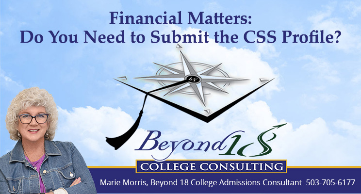 Financial Matters - Do You Need to Submit the CSS Profile?