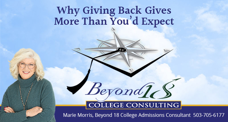 Why giving back gives more than you'd expect