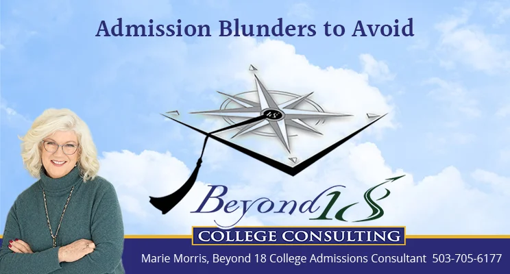 Admission Blunders To Avoid